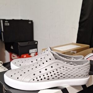 London Fog Gray Slip-On Shoes